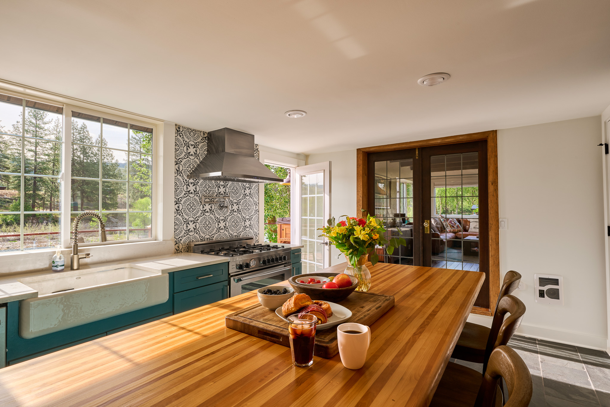The main kitchen